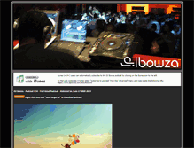 Tablet Screenshot of djbowza.com